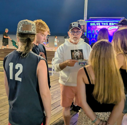 Tom Fox Sharing the Gospel in Ocean City, Maryland